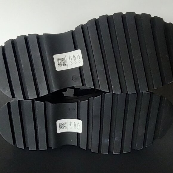 Black Platform Buckle Sandals Fisherman Chunky Goth Dominatrix ASOS size 10 - Picture 11 of 11